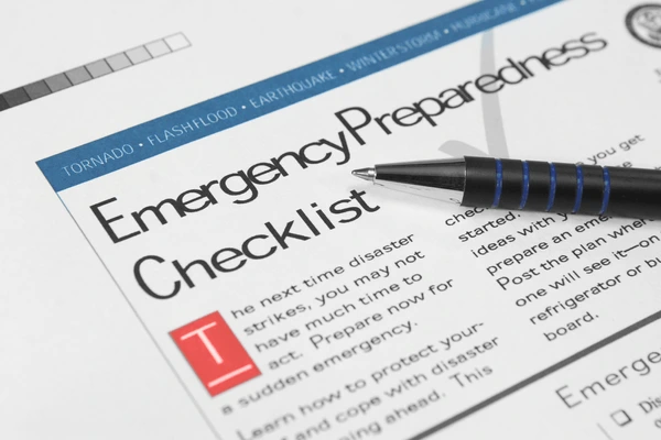 Emergency checklist 