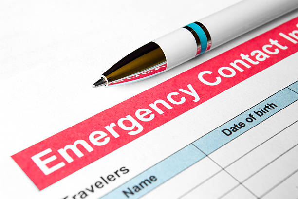 Emergency contact form