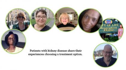 faces of kidney patients that contributed to the My Life My Choice booklet
